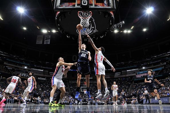 ORLANDO, FL - DECEMBER 8: Franz Wagner #22 of the Orlando Magic shoots the ball during the game against the Detroit Pistons on December 8, 2023 at Amway Center in Orlando, Florida. NOTE TO USER: User expressly acknowledges and agrees that, by downloading and or using this photograph, User is consenting to the terms and conditions of the Getty Images License Agreement. Mandatory Copyright Notice: Copyright 2023 NBAE (Photo by Fernando Medina/NBAE via Getty Images)