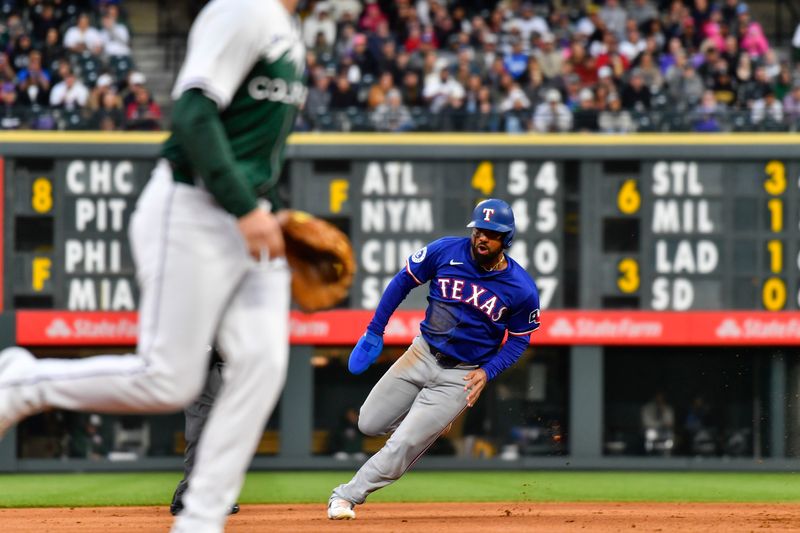 Rangers' Efforts Fall Short in Denver, Rockies Secure 8-3 Victory at Coors Field