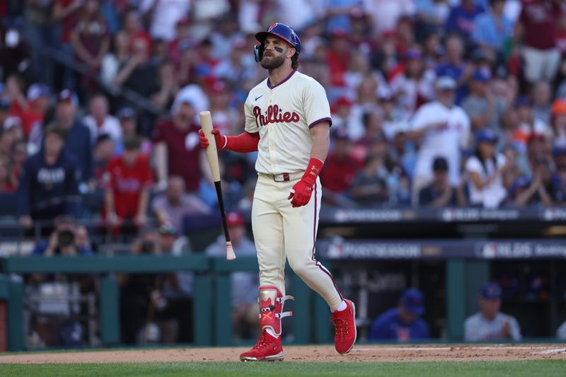 Oct 6, 2024; Philadelphia, Pennsylvania, USA; ZZZZZZZ during game two of the NLDS for the 2024 MLB Playoffs at Citizens Bank Park. Mandatory Credit: Bill Streicher-Imagn Images