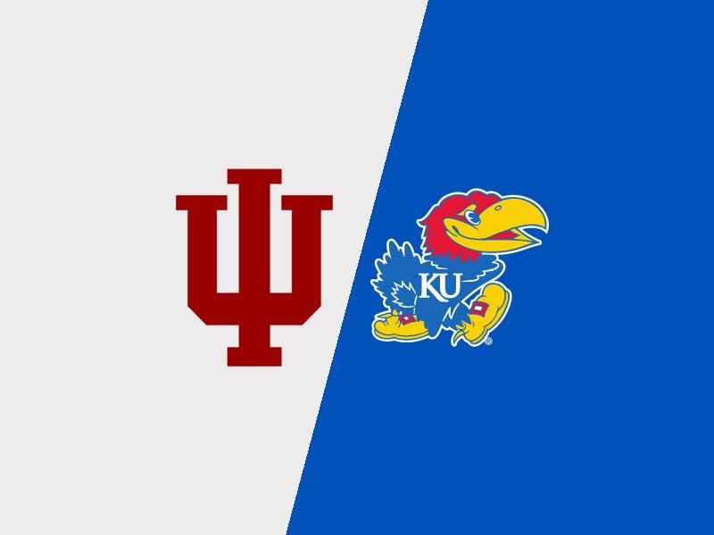 Clash at Assembly Hall: Kansas Jayhawks vs Indiana Hoosiers in Men's Basketball Showdown