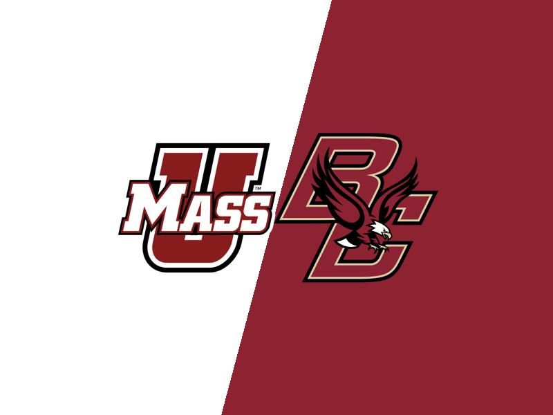 UMass Minutemen VS Boston College Eagles