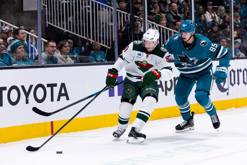 Wild's Last-Minute Bite Fails as Sharks Prevail at SAP Center