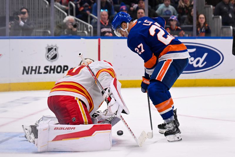 Calgary Flames Outlast New York Islanders in Overtime Battle at UBS Arena