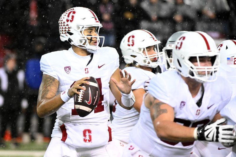 Stanford Stadium Showdown: Stanford Cardinal Secures Victory Over Washington Huskies in Football...