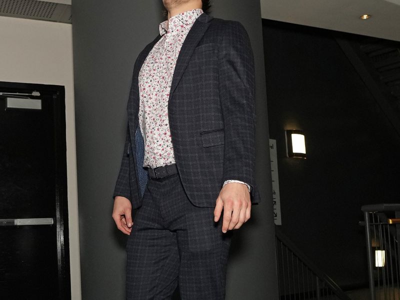 Mar 6, 2024; Toronto, Ontario, CAN; Toronto Maple Leafs left wing Matthew Knies (23) arrives at the Scotiabank Arena before a game against the Buffalo Sabres. Mandatory Credit: Nick Turchiaro-USA TODAY Sports