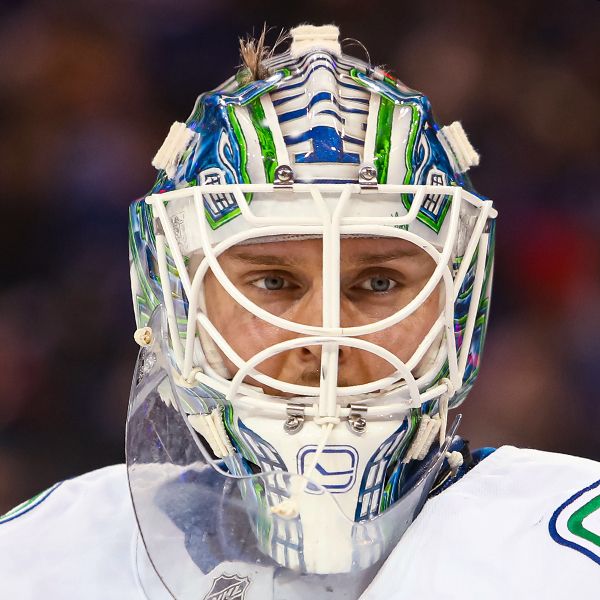 NHL Vancouver Canucks goaltender Kevin Lankinen