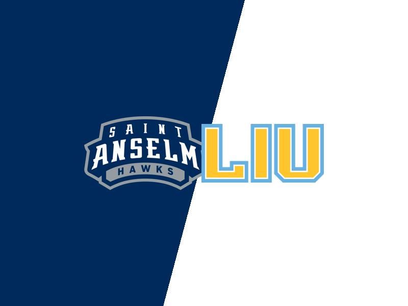 Saint Anselm Hawks VS LIU Sharks