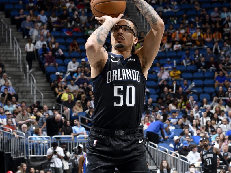 ORLANDO, FL - JANUARY 4: Cole Anthony #50 of the Orlando Magic shoots a free throw against the Oklahoma City Thunder on January 4, 2023 at Amway Center in Orlando, Florida. NOTE TO USER: User expressly acknowledges and agrees that, by downloading and or using this photograph, User is consenting to the terms and conditions of the Getty Images License Agreement. Mandatory Copyright Notice: Copyright 2023 NBAE (Photo by Fernando Medina/NBAE via Getty Images)