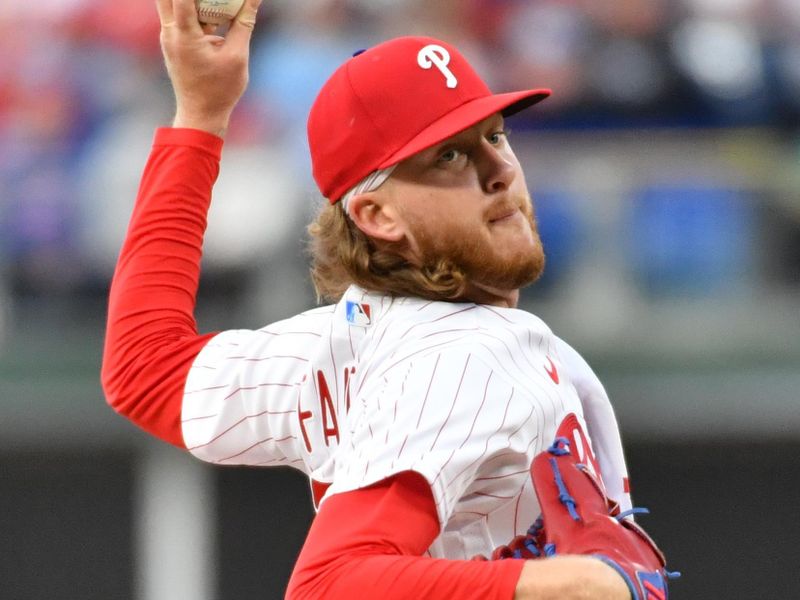 Apr 25, 2023; Philadelphia, Pennsylvania, USA; Philadelphia Phillies starting pitcher Bailey Falter (70) throws a pitch against the Seattle Mariners during the third inning at Citizens Bank Park. Mandatory Credit: Eric Hartline-USA TODAY Sports