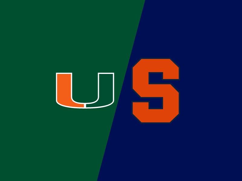 Syracuse Orange Set to Clash with Miami Hurricanes at JMA Wireless Dome