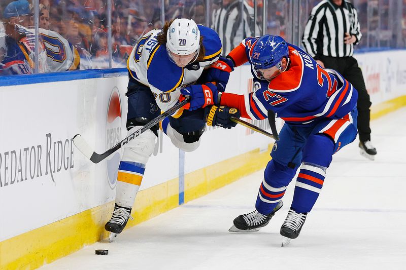 Oilers to Test Mettle Against Blues in Upcoming Enterprise Center Duel