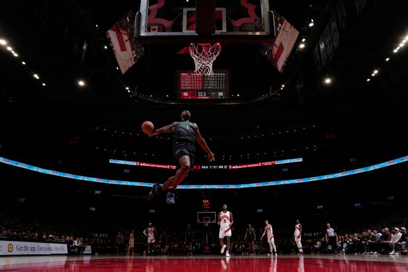 TORONTO, CANADA - MARCH 5:  Zion Williamson #1 of the New Orleans Pelicans goes to the basket during the game on March 5, 2024 at the Scotiabank Arena in Toronto, Ontario, Canada.  NOTE TO USER: User expressly acknowledges and agrees that, by downloading and or using this Photograph, user is consenting to the terms and conditions of the Getty Images License Agreement.  Mandatory Copyright Notice: Copyright 2024 NBAE (Photo by Mark Blinch/NBAE via Getty Images)