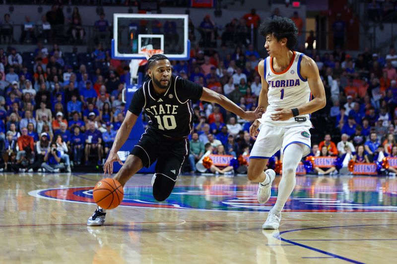 Florida Gators Dominate Mississippi State Bulldogs with a 108-74 Victory at Exactech Arena