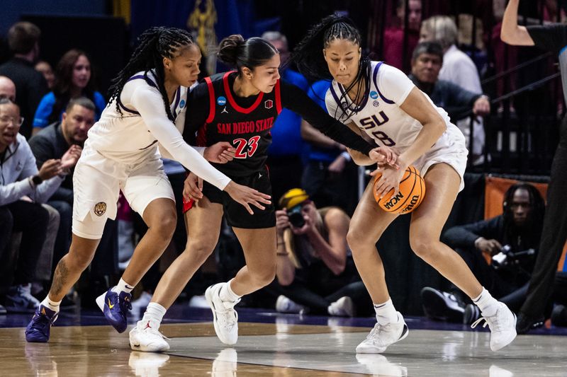 San Diego State Aztecs' Journey Ends at Pete Maravich Assembly Center Against LSU Tigers