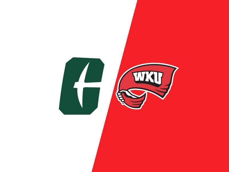 Charlotte 49ers Clash with Western Kentucky Hilltoppers at Jerry Richardson Stadium in Football...