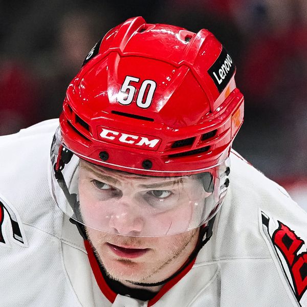 NHL Carolina Hurricanes left wing Eric Robinson