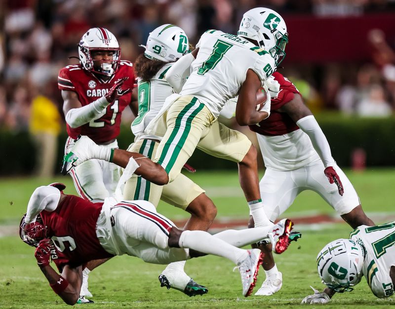 Charlotte 49ers Face Off Against South Carolina Gamecocks at Williams-Brice Stadium in Football...