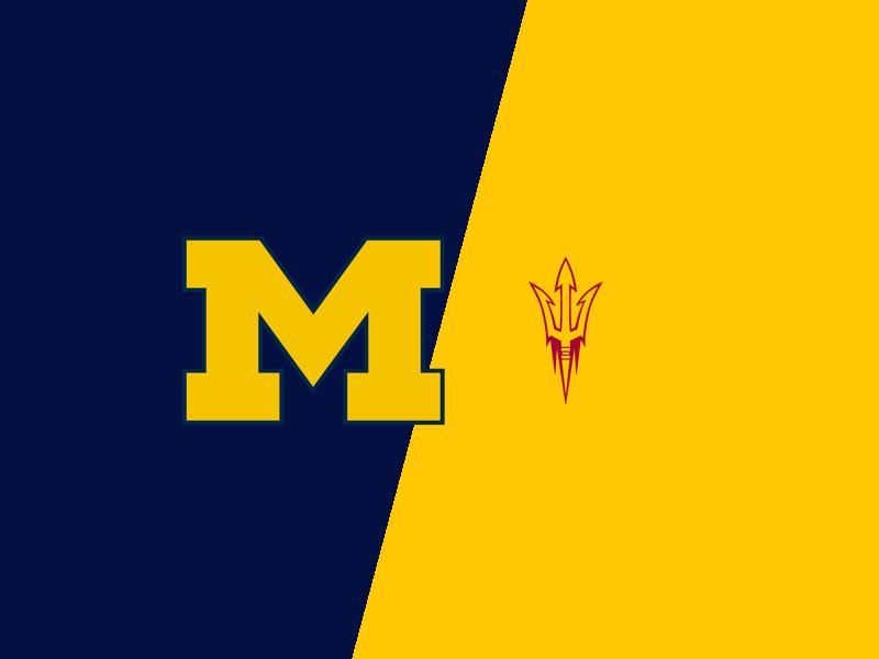 Michigan Wolverines VS Arizona State Sun Devils