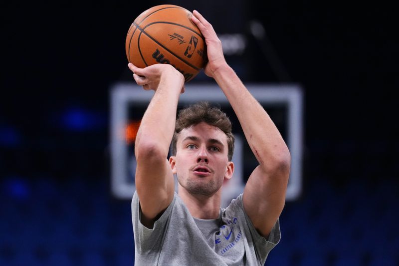 ORLANDO, FLORIDA - NOVEMBER 23: Franz Wagner #22 of the Orlando Magic warms up prior to a game against the Detroit Pistons at Kia Center on November 23, 2024 in Orlando, Florida. NOTE TO USER: User expressly acknowledges and agrees that, by downloading and/or using this photograph, user is consenting to the terms and conditions of the Getty Images License Agreement. (Photo by Rich Storry/Getty Images)