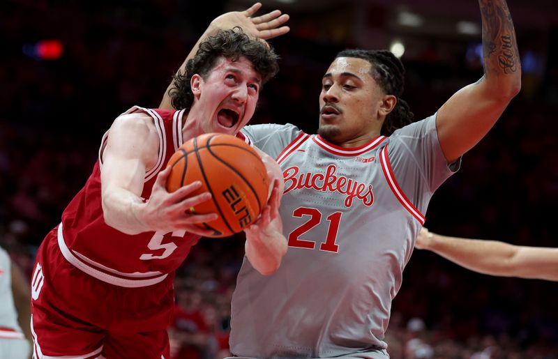 Ohio State University 50-point first half sets tone as the Hoosiers chase at Value City Arena