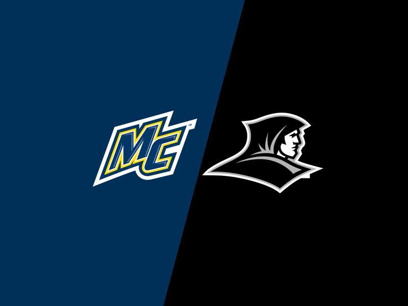 Merrimack University sets overtime winner against the Providence Friars at Schneider Arena
