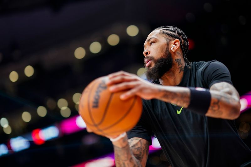 TORONTO, CANADA - MARCH 5:  Brandon Ingram #14 of the New Orleans Pelicans shoots the ball before the game during player introductions on March 5, 2024 at the Scotiabank Arena in Toronto, Ontario, Canada.  NOTE TO USER: User expressly acknowledges and agrees that, by downloading and or using this Photograph, user is consenting to the terms and conditions of the Getty Images License Agreement.  Mandatory Copyright Notice: Copyright 2024 NBAE (Photo by Mark Blinch/NBAE via Getty Images)