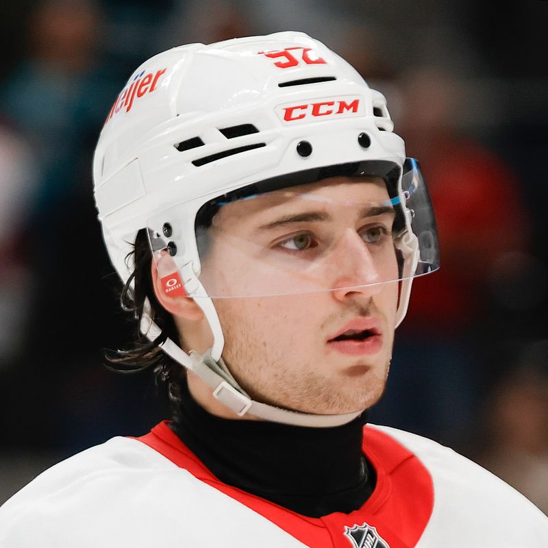 NHL Detroit Red Wings center Marco Kasper