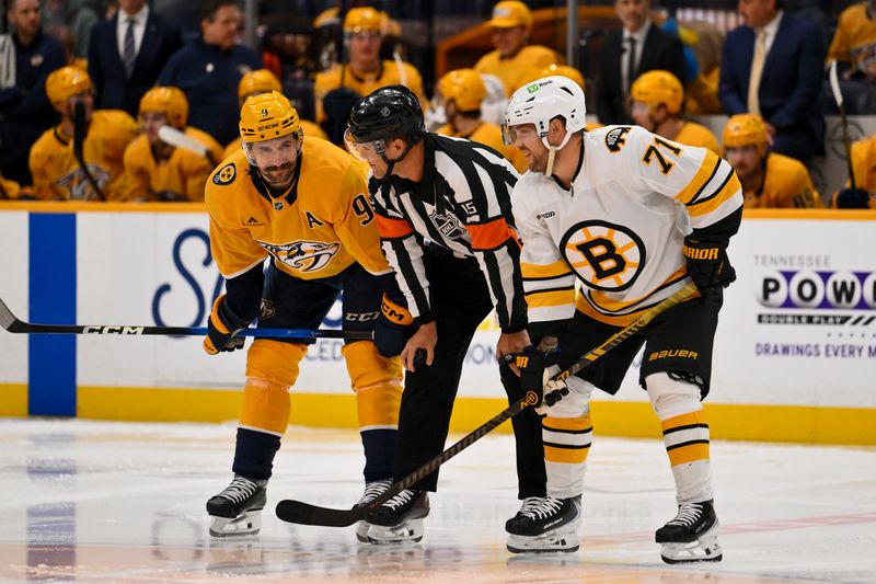 Nashville Predators and Boston Bruins: did Matthew Wood turn the second period into a floodgate...