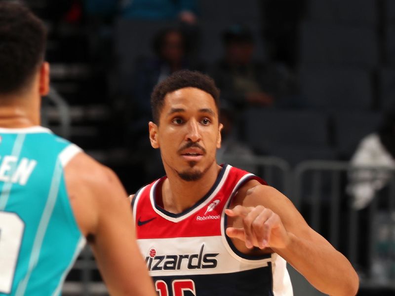 CHARLOTTE, NC - FEBRUARY 3: Malcolm Brogdon #15 of the Washington Wizards brings the ball up court against the Charlotte Hornets on February 3, 2025 at Spectrum Center in Charlotte, North Carolina. NOTE TO USER: User expressly acknowledges and agrees that, by downloading and or using this photograph, User is consenting to the terms and conditions of the Getty Images License Agreement. Mandatory Copyright Notice: Copyright 2025 NBAE(Photo by Kent Smith/NBAE via Getty Images)