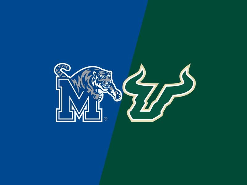 Memphis Tigers Overcome South Florida Bulls at FedExForum in Men's Basketball Showdown