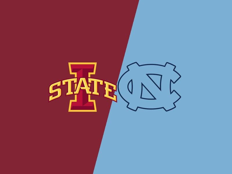 North Carolina Tar Heels and Iowa State Cyclones Clash at Veterans Memorial Coliseum in Men's Ba...