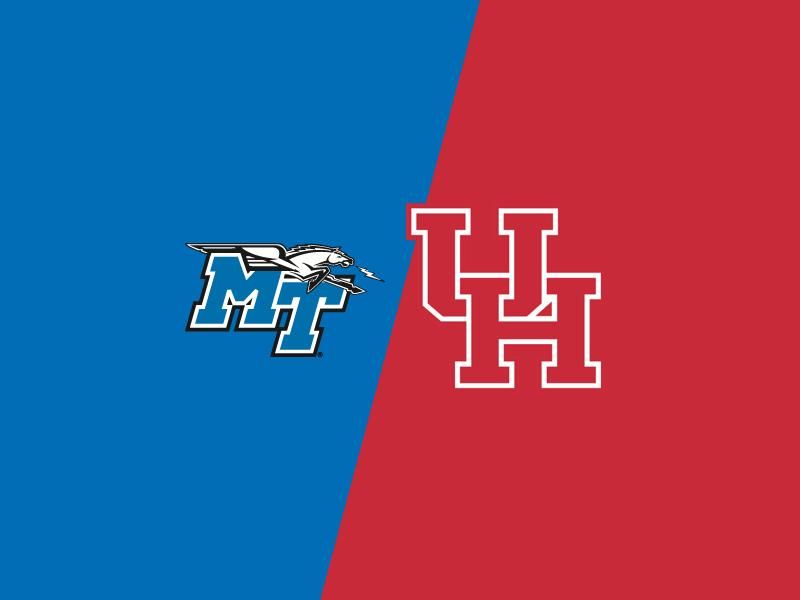 Middle Tennessee Blue Raiders VS Houston Cougars