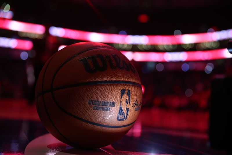 NEW ORLEANS, LA - DECEMBER 12: A generic basketball photo of the Official Wilson basketball before the game between the Sacramento Kings and the New Orleans Pelicans on December 12, 2024 at the Smoothie King Center in New Orleans, Louisiana. NOTE TO USER: User expressly acknowledges and agrees that, by downloading and or using this Photograph, user is consenting to the terms and conditions of the Getty Images License Agreement. Mandatory Copyright Notice: Copyright 2024 NBAE (Photo by Layne Murdoch Jr./NBAE via Getty Images)