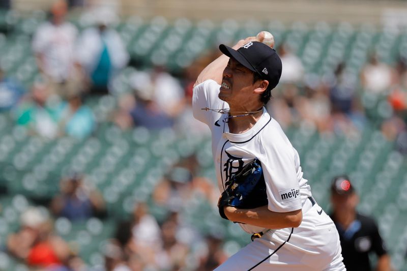 Jul 28, 2024; Detroit, Michigan, USA;  at Comerica Park. Mandatory Credit: Rick Osentoski-USA TODAY Sports