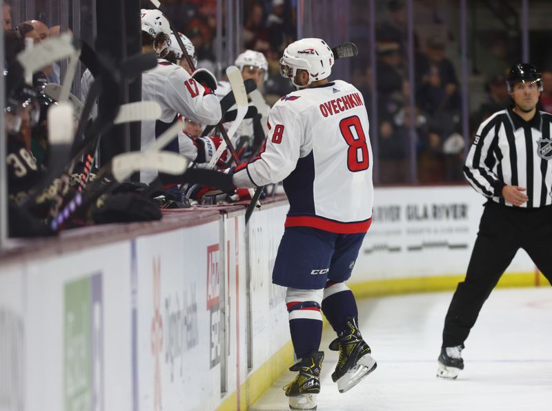 Washington Capitals vs Arizona Coyotes: Ovechkin Shines as Capitals Look to Dominate