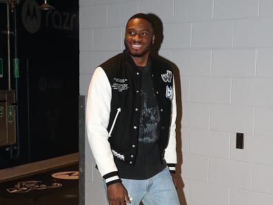 MILWAUKEE, WI - DECEMBER 2: Thanasis Antetokounmpo #43 of the Milwaukee Bucks arrives to the arena before the game against the Atlanta Hawks on December 2, 2023 at the Fiserv Forum Center in Milwaukee, Wisconsin. NOTE TO USER: User expressly acknowledges and agrees that, by downloading and or using this Photograph, user is consenting to the terms and conditions of the Getty Images License Agreement. Mandatory Copyright Notice: Copyright 2023 NBAE (Photo by Gary Dineen/NBAE via Getty Images).