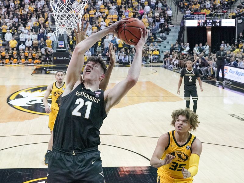 Missouri Tigers Look to Continue Winning Streak Against Vanderbilt Commodores