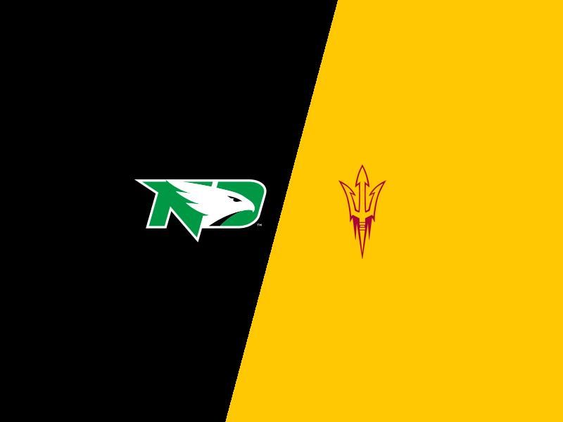 North Dakota Fighting Hawks VS Arizona State Sun Devils