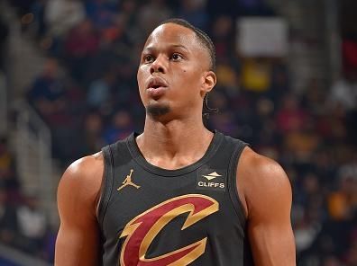 CLEVELAND, OH - NOVEMBER 25: Isaac Okoro #35 of the Cleveland Cavaliers prepares to shoot a free throw against the Los Angeles Lakers on November 25, 2023 at Rocket Mortgage FieldHouse in Cleveland, Ohio. NOTE TO USER: User expressly acknowledges and agrees that, by downloading and/or using this Photograph, user is consenting to the terms and conditions of the Getty Images License Agreement. Mandatory Copyright Notice: Copyright 2023 NBAE (Photo by David Liam Kyle/NBAE via Getty Images)