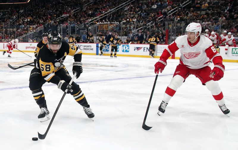 Pittsburgh Penguins Face Off Against Detroit Red Wings: Sidney Crosby Leads the Charge