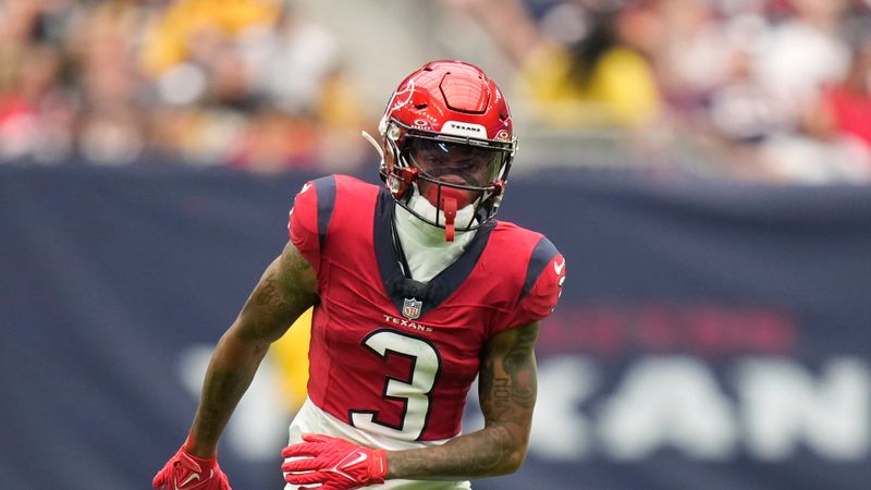 Houston Texans wide receiver Tank Dell (3) plays during the second half of an NFL football game against the Pittsburgh Steelers, Sunday, Oct. 1, 2023, in Houston. (AP Photo/Eric Christian Smith)