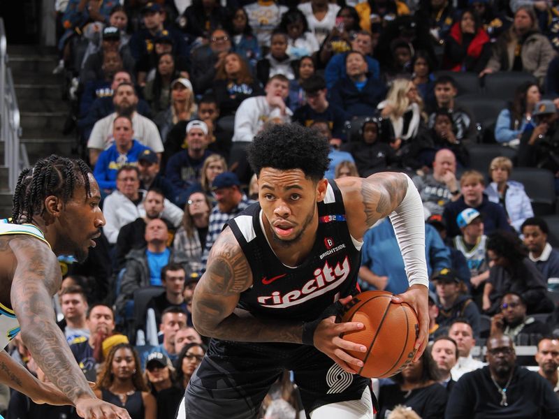 INDIANAPOLIS, IN - NOVEMBER 27: Anfernee Simons #1 of the Portland Trail Blazers handles the ball during the game against the Indiana Pacers on November 27, 2024 at Gainbridge Fieldhouse in Indianapolis, Indiana. NOTE TO USER: User expressly acknowledges and agrees that, by downloading and or using this Photograph, user is consenting to the terms and conditions of the Getty Images License Agreement. Mandatory Copyright Notice: Copyright 2024 NBAE (Photo by Ron Hoskins/NBAE via Getty Images)