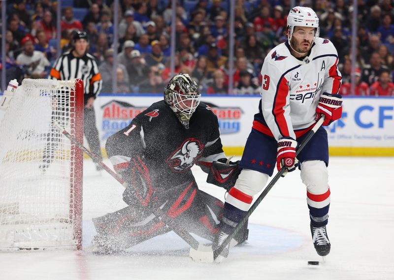 Washington Capitals lock down the Buffalo Sabres as Jakob Chychrun and Ryan Leonard supply even-...