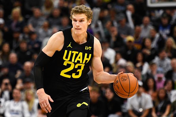 SALT LAKE CITY, UTAH - NOVEMBER 01: Lauri Markkanen #23 of the Utah Jazz in action during the second half of a game against the Memphis Grizzlies at Delta Center on November 01, 2023 in Salt Lake City, Utah. NOTE TO USER: User expressly acknowledges and agrees that, by downloading and or using this photograph, User is consenting to the terms and conditions of the Getty Images License Agreement. (Photo by Alex Goodlett/Getty Images)