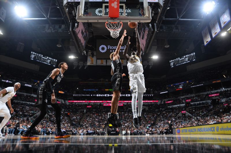 SAN ANTONIO, TX - MARCH 3: Pascal Siakam #43 of the Indiana Pacers shoots the ball during the game against the San Antonio Spurs on March 3, 2024 at the Frost Bank Center in San Antonio, Texas. NOTE TO USER: User expressly acknowledges and agrees that, by downloading and or using this photograph, user is consenting to the terms and conditions of the Getty Images License Agreement. Mandatory Copyright Notice: Copyright 2024 NBAE (Photos by Michael Gonzales/NBAE via Getty Images)