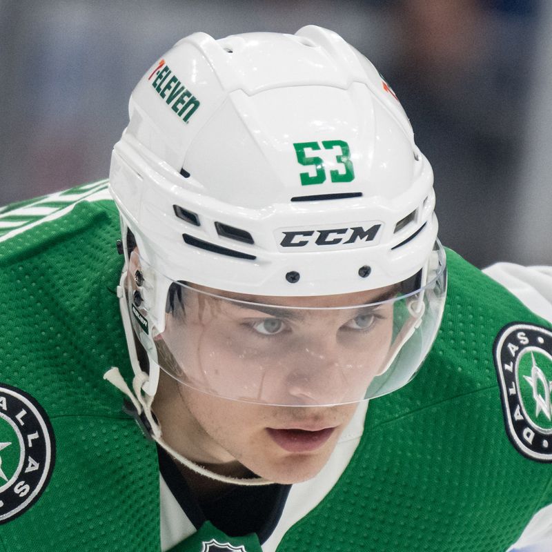 NHL Dallas Stars center Wyatt Johnston