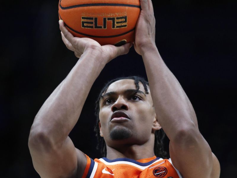 Jan 16, 2024; Pittsburgh, Pennsylvania, USA; Syracuse Orange guard JJ Starling (2) shoots a free throw against the Pittsburgh Panthers during the second half at the Petersen Events Center. Syracuse won 69-58. Mandatory Credit: Charles LeClaire-USA TODAY Sports