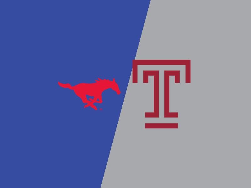 Temple Owls Set to Battle SMU Mustangs at Moody Coliseum