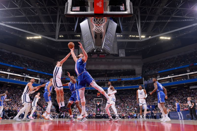 SACRAMENTO, CA - MARCH 18: Domantas Sabonis #10 of the Sacramento Kings goes up for the rebound during the game against the Memphis Grizzlies on March 18, 2024 at Golden 1 Center in Sacramento, California. NOTE TO USER: User expressly acknowledges and agrees that, by downloading and or using this Photograph, user is consenting to the terms and conditions of the Getty Images License Agreement. Mandatory Copyright Notice: Copyright 2024 NBAE (Photo by Rocky Widner/NBAE via Getty Images)