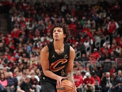 MILWAUKEE, WI - DECEMBER 23: Craig Porter #9 of the Cleveland Cavaliers handles the ball during the game against the Chicago Bulls on December 23, 2023 at the Fiserv Forum Center in Milwaukee, Wisconsin. NOTE TO USER: User expressly acknowledges and agrees that, by downloading and or using this Photograph, user is consenting to the terms and conditions of the Getty Images License Agreement. Mandatory Copyright Notice: Copyright 2023 NBAE (Photo by Gary Dineen/NBAE via Getty Images).